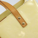 LOUIS VUITTON Monogram Vernis Reade PM Hand Bag Perle M91336 LV Auth 153840-17