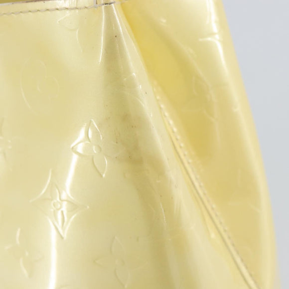 LOUIS VUITTON Monogram Vernis Reade PM Hand Bag Perle M91336 LV Auth 153840