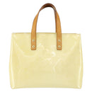 LOUIS VUITTON Monogram Vernis Reade PM Hand Bag Perle M91336 LV Auth 153840-13