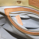 LOUIS VUITTON Monogram Vernis Reade PM Hand Bag Perle M91336 LV Auth 153840-12