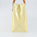 LOUIS VUITTON Monogram Vernis Reade PM Hand Bag Perle M91336 LV Auth 153840-4