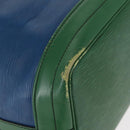 LOUIS VUITTON Epi Noe Shoulder Bag Bicolor Green Blue M44044 LV Auth 153843-9