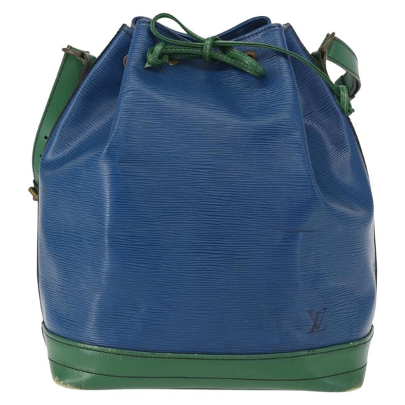 LOUIS VUITTON Epi Noe Shoulder Bag Bicolor Green Blue M44044 LV Auth 153843
