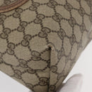 GUCCI GG Supreme Web Sherry Line Tote Bag PVC Beige Gold 39 02 003 Auth 153847-10