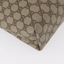 GUCCI GG Supreme Web Sherry Line Tote Bag PVC Beige Gold 39 02 003 Auth 153847-12