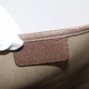 GUCCI GG Supreme Web Sherry Line Tote Bag PVC Beige Gold 39 02 003 Auth 153847-15