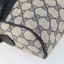 GUCCI GG Supreme Sherry Line Shoulder Bag PVC Navy Gold 001 4071 5 Auth 153849-11