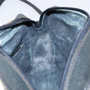 GUCCI GG Supreme Sherry Line Shoulder Bag PVC Navy Gold 001 4071 5 Auth 153849-18