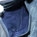 GUCCI GG Supreme Sherry Line Shoulder Bag PVC Navy Gold 001 4071 5 Auth 153849-21