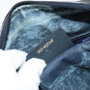 GUCCI GG Supreme Sherry Line Shoulder Bag PVC Navy Gold 001 4071 5 Auth 153849-23