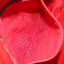 CELINE Circle Shoulder Bag Leather Brown Gold Auth 153852-11