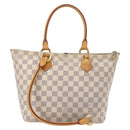 LOUIS VUITTON Damier Azur Saleya PM Tote Bag N51186 LV Auth 153855-3