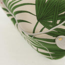 CELINE Accessory Pouch Canvas Green Gold Auth 153858V-11