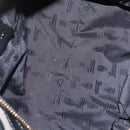 GUCCI Histeria Hand Bag Suede Black Gold 186235 Auth 153859-18