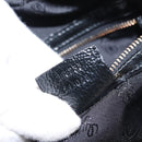 GUCCI Histeria Hand Bag Suede Black Gold 186235 Auth 153859-23