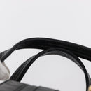 GUCCI Histeria Hand Bag Suede Black Gold 186235 Auth 153859-8