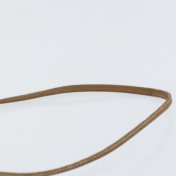 GUCCI GG Supreme Web Sherry Line Bag PVC Beige Gold 904 02 047 Auth 153861