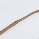 Miu Miu Matelasse Hand Bag Leather 2way Pink Gold Auth 153862-14