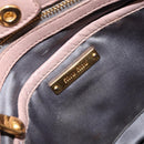 Miu Miu Matelasse Hand Bag Leather 2way Pink Gold Auth 153862-20