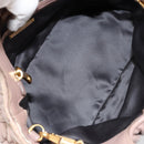 Miu Miu Matelasse Hand Bag Leather 2way Pink Gold Auth 153862-11