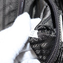 PRADA Tote Bag Nylon Red Silver Auth 153863-22