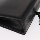 Salvatore Ferragamo Shoulder Bag Leather Black Gold Auth 153867-12