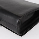 Salvatore Ferragamo Shoulder Bag Leather Black Gold Auth 153867-13