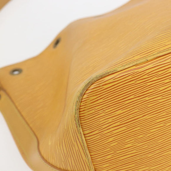LOUIS VUITTON Epi Petit Noe Shoulder Bag Yellow M44109 LV Auth 153869