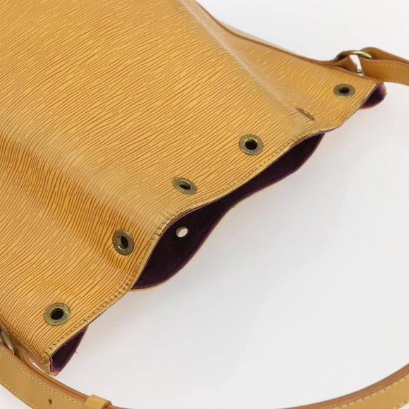 LOUIS VUITTON Epi Petit Noe Shoulder Bag Yellow M44109 LV Auth 153869