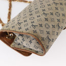 LOUIS VUITTON Monogram Mini Camille Chain Shoulder Bag Blue M92002 Auth 153870-12