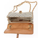 LOUIS VUITTON Monogram Mini Camille Chain Shoulder Bag Blue M92002 Auth 153870-15