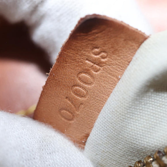 LOUIS VUITTON Monogram Mini Camille Chain Shoulder Bag Blue M92002 Auth 153870