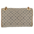 LOUIS VUITTON Monogram Mini Camille Chain Shoulder Bag Blue M92002 Auth 153870-3