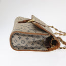 LOUIS VUITTON Monogram Mini Camille Chain Shoulder Bag Blue M92002 Auth 153870-4