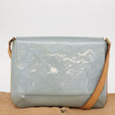 LOUIS VUITTON Monogram Vernis Thompson Street Bag Lavande M91009 LV Auth 153871V-12