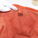 BURBERRY Nova Check Tote Bag PVC Beige Gold Auth 153873-18