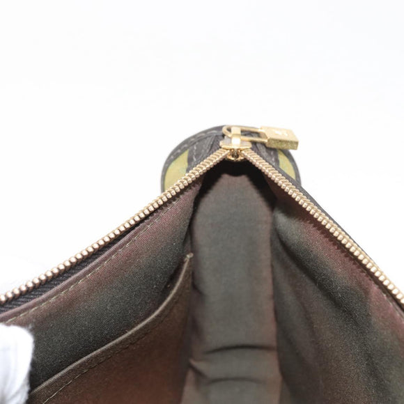 LOUIS VUITTON Monogram Mini Pochette Catrain Bag TST Khaki M92332 LV Auth 153878