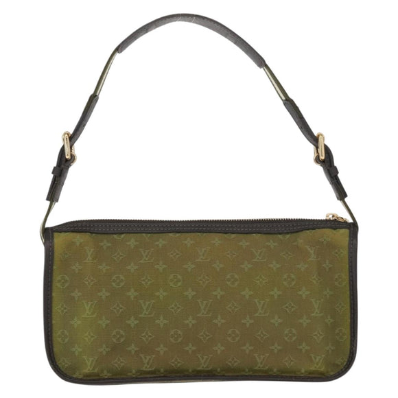 LOUIS VUITTON Monogram Mini Pochette Catrain Bag TST Khaki M92332 LV Auth 153878