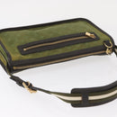 LOUIS VUITTON Monogram Mini Pochette Catrain Bag TST Khaki M92332 LV Auth 153878-6