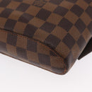 LOUIS VUITTON Damier Ebene Geronimos Schoudertas N51994 LV Auth 153879-16