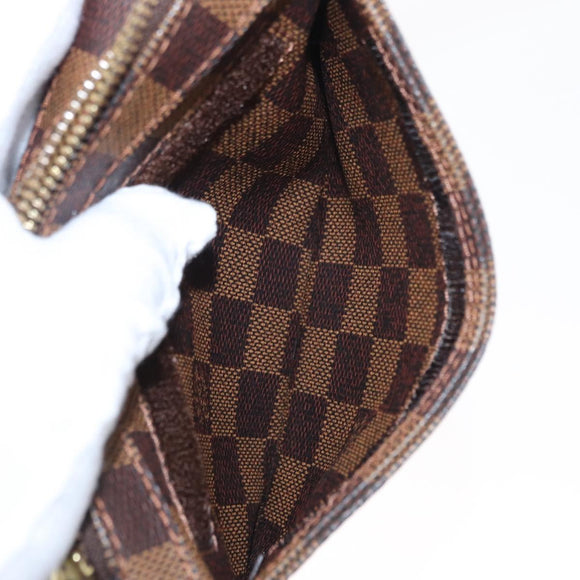 LOUIS VUITTON Damier Ebene Geronimos Schoudertas N51994 LV Auth 153879