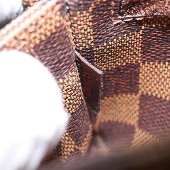 LOUIS VUITTON Damier Ebene Geronimos Schoudertas N51994 LV Auth 153879
