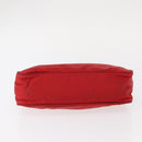PRADA Hand Bag Nylon Red Auth 153880-5