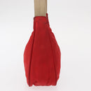 PRADA Hand Bag Nylon Red Auth 153880-4