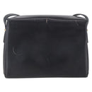 CELINE Shoulder Bag Leather Black Gold Auth 153884-3