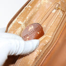 GUCCI Bamboo Hand Bag Leather 2way Brown Gold 000 1274 0290 Auth 153886-12