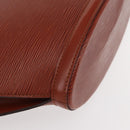 LOUIS VUITTON Epi Saint Jacques Hand Bag Brown M52263 LV Auth 153889-9