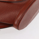 LOUIS VUITTON Epi Saint Jacques Hand Bag Brown M52263 LV Auth 153889-15