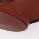 LOUIS VUITTON Epi Saint Jacques Hand Bag Brown M52263 LV Auth 153889-16