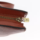 LOUIS VUITTON Epi Saint Jacques Hand Bag Brown M52263 LV Auth 153889-10